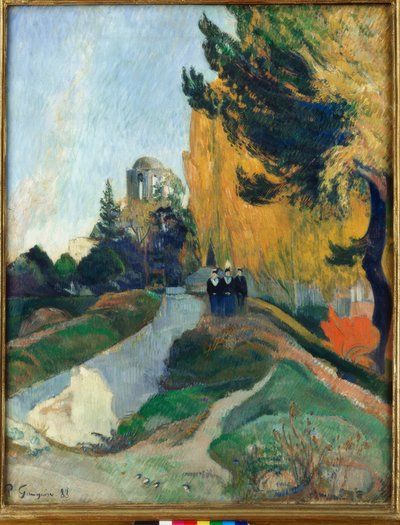 Les Alyscamps (Landscape or The Three Graces at the Temple of Venus) by Paul Gauguin